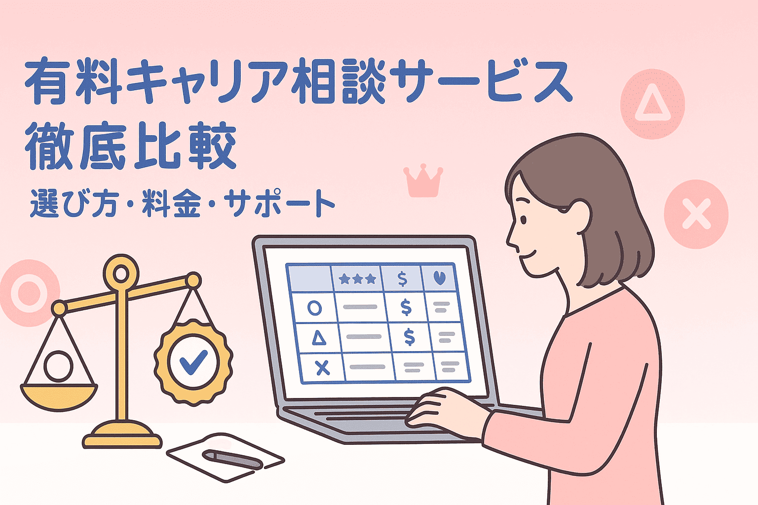 有料キャリア相談サービス徹底比較アイキャッチ画像